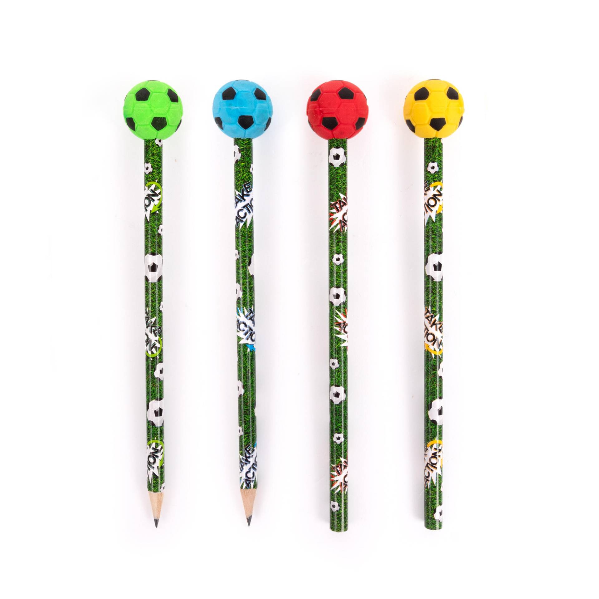 Trendhaus - Bleistift Fußball mit Radierer Trendhaus - Bleistift Fußball mit Radierer