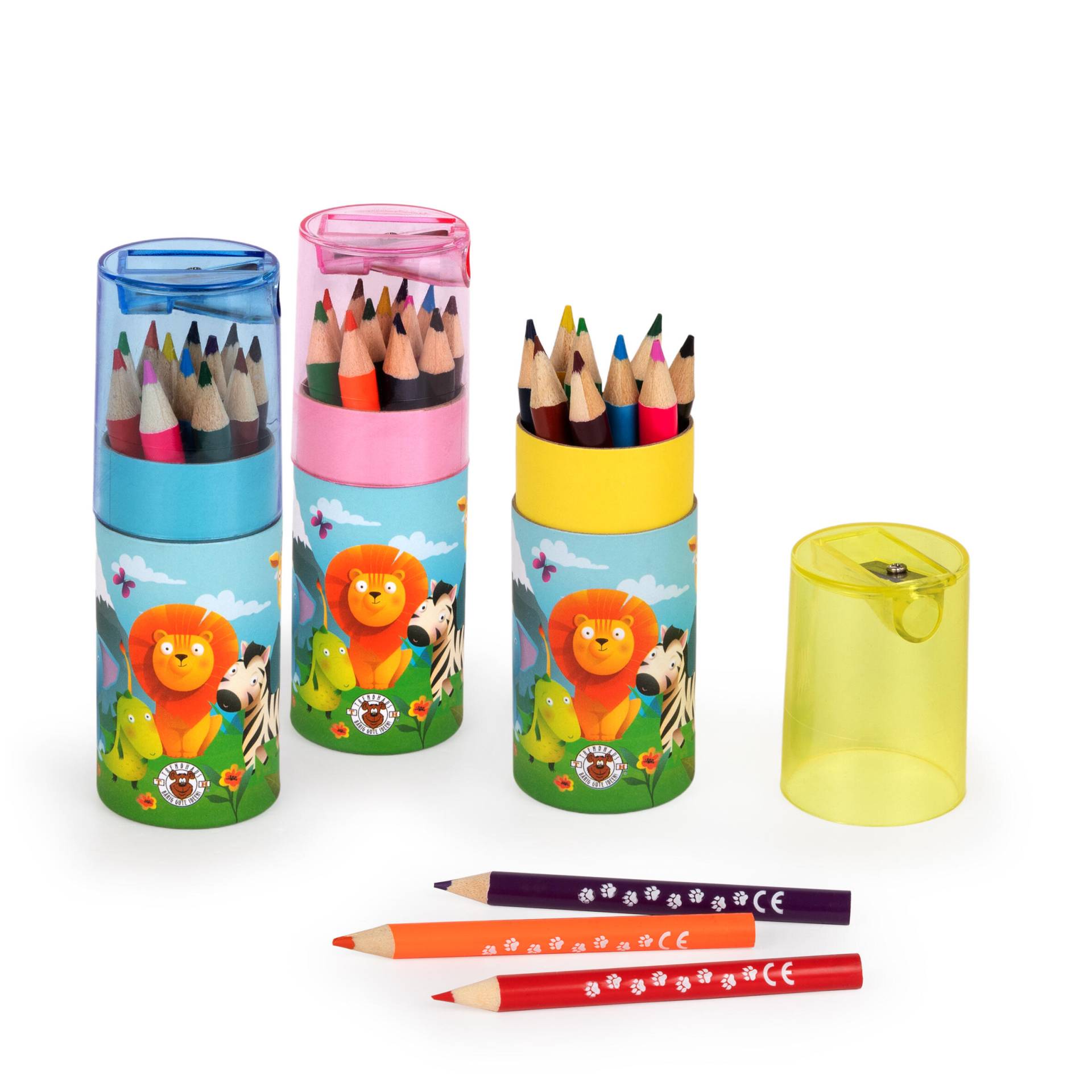 Trendhaus - Buntstift-Set mit Spitzer Trendhaus - Buntstift-Set mit Spitzer