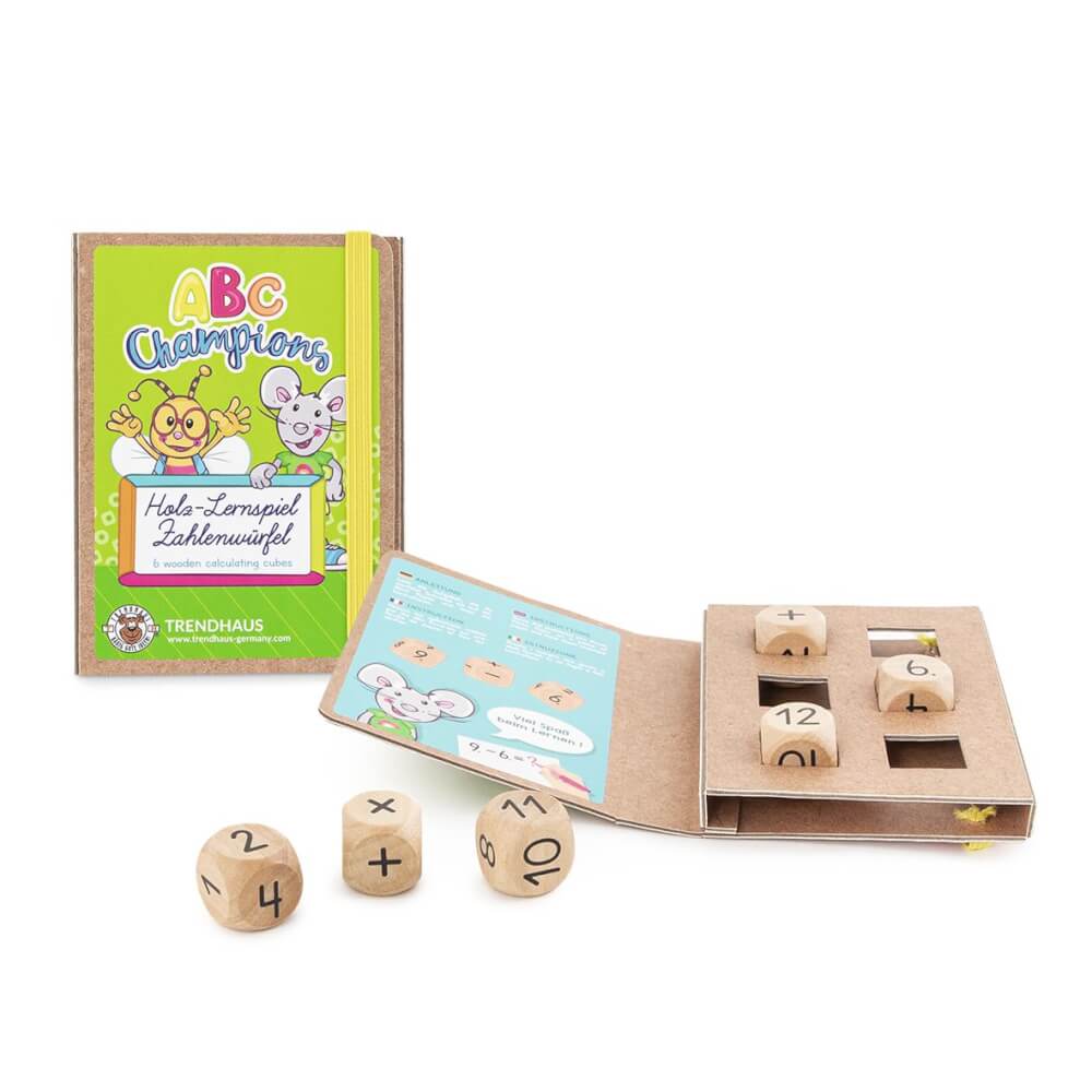 Trendhaus - Lernspiel Zahlenwürfel / 1 Stück Trendhaus - Lernspiel Zahlenwürfel / 1 Stück