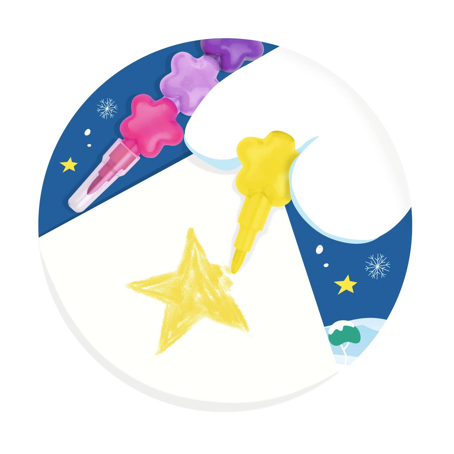 Trendhaus - Magic Moments Wachsmalkreide Zieh-& Steck Trendhaus - Magic Moments Wachsmalkreide Zieh-& Steck