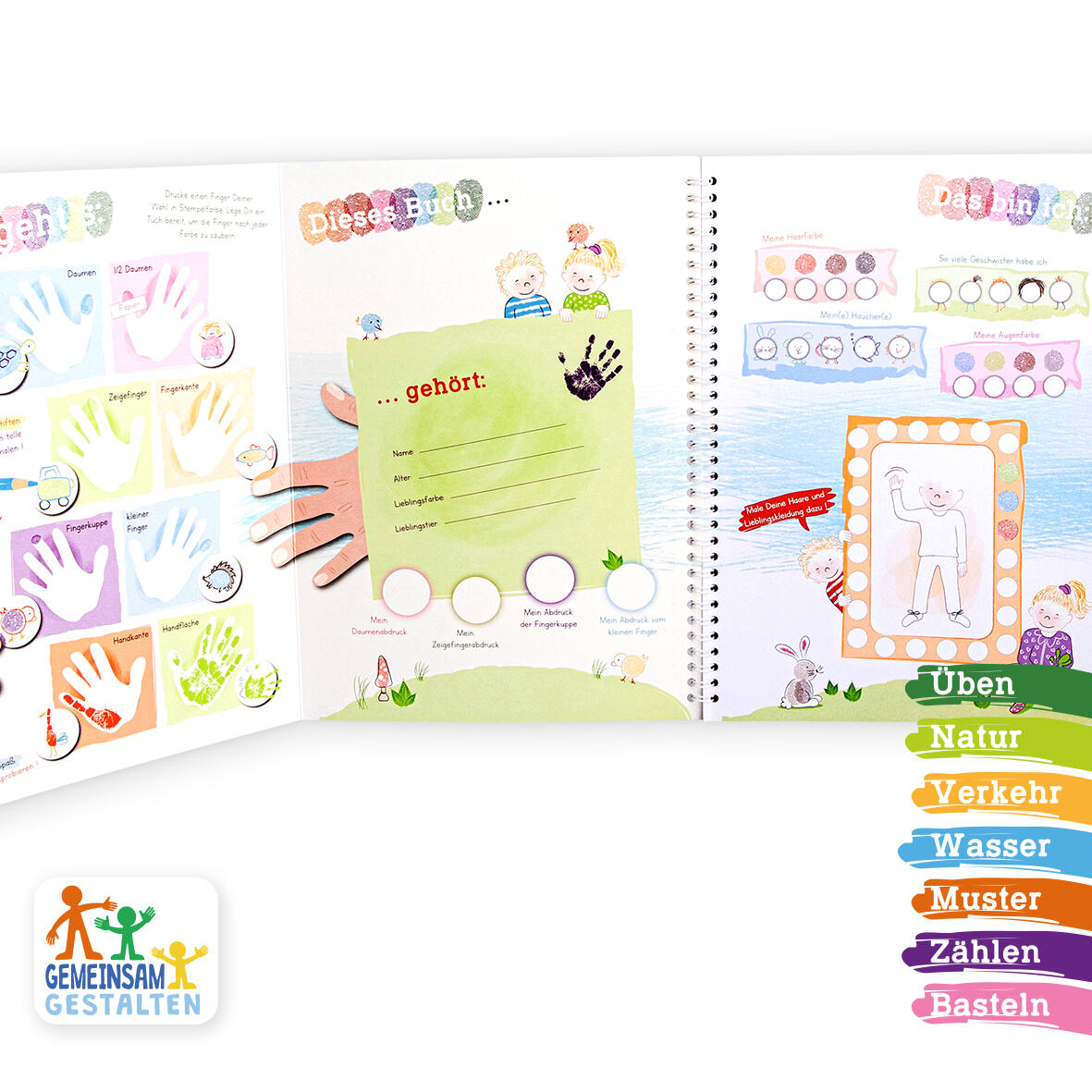 Trendhaus - Malbuch Fingerstempeln Trendhaus - Malbuch Fingerstempeln