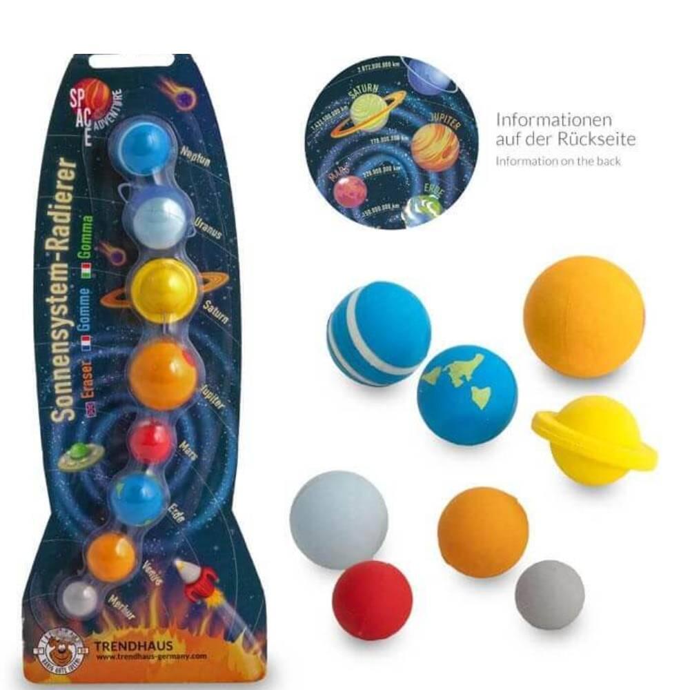 Trendhaus - Radiergummi Sonnensystem, Space Adventure, Planeten Trendhaus - Radiergummi Sonnensystem, Space Adventure, Planeten
