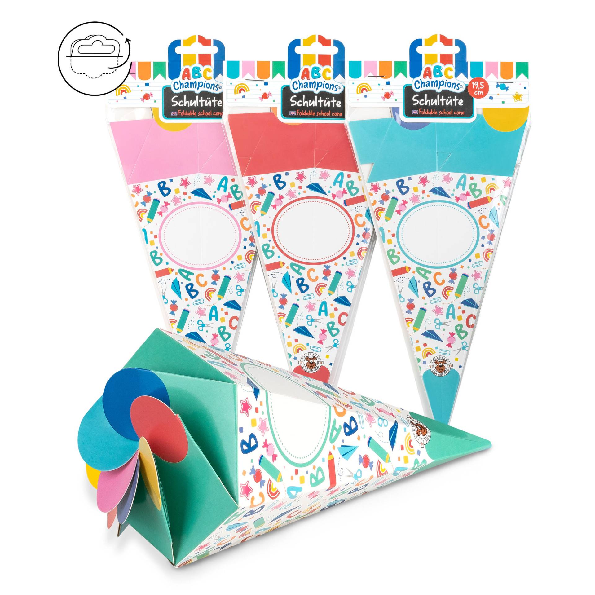 Trendhaus - Schultüte faltbar ABC Trendhaus - Schultüte faltbar ABC