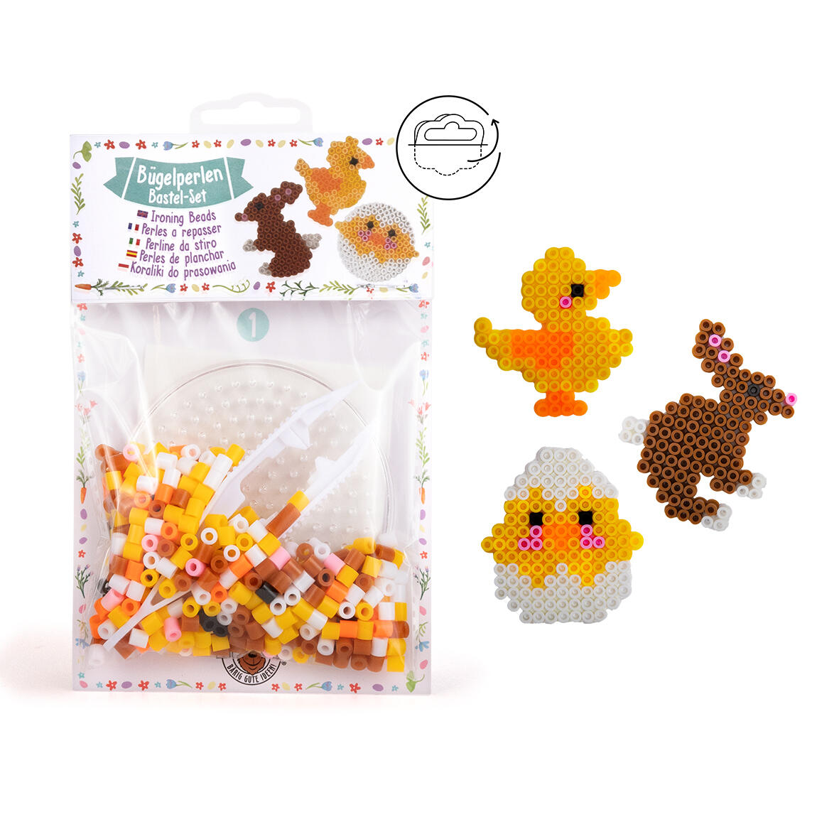 Trendhaus - Tommy und Frida Bügelperlen 3er-Set Trendhaus - Tommy und Frida Bügelperlen 3er-Set