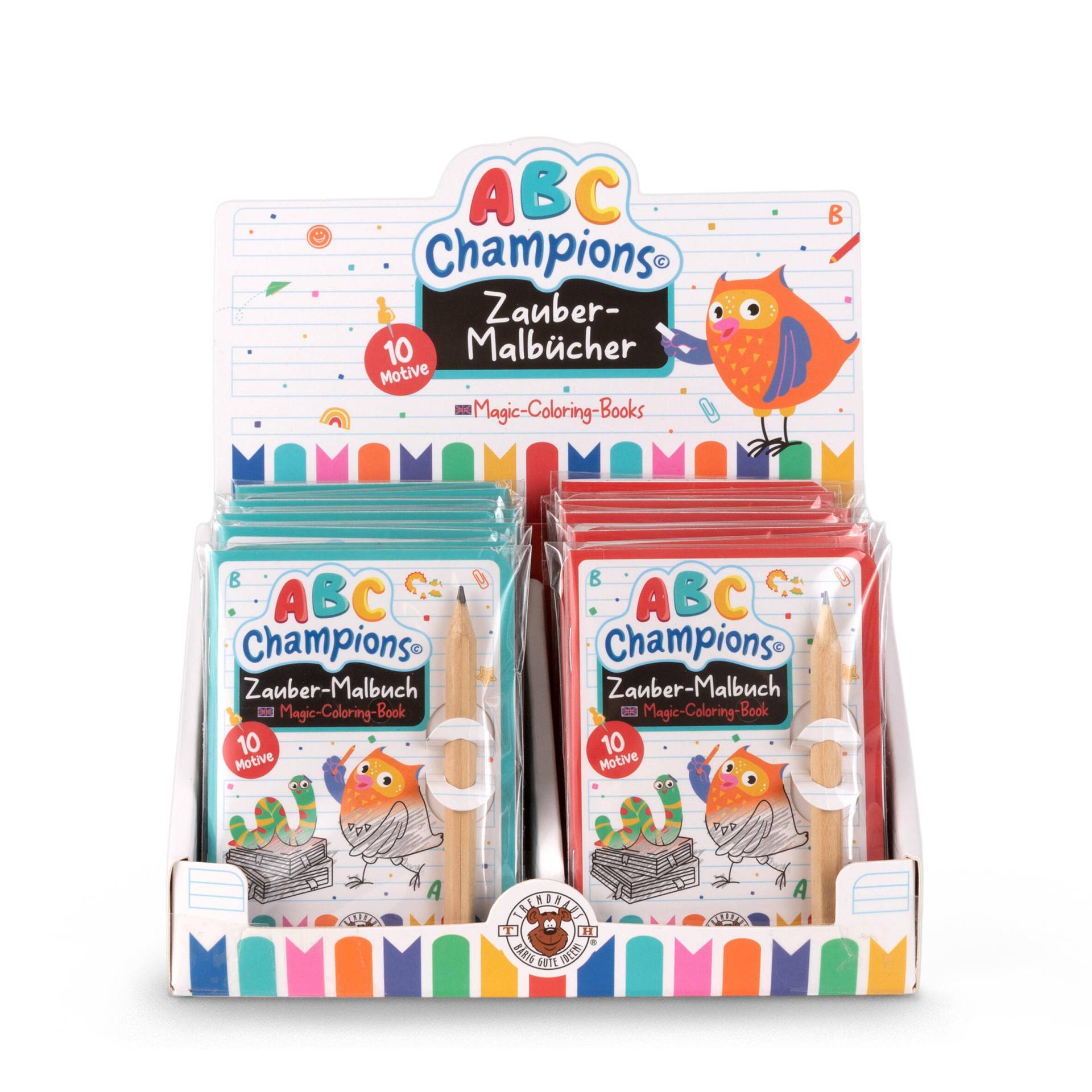 Trendhaus - Zauber-Malbuch mit Bleistift Trendhaus - Zauber-Malbuch mit Bleistift