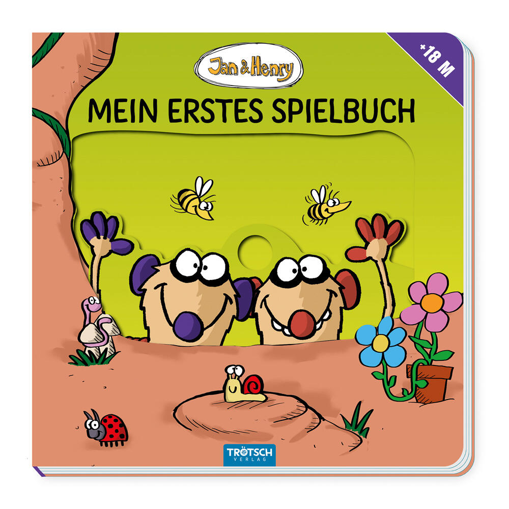 Trötsch Verlag - Trötsch Jan und Henry Mein erstes Spielbuch Pappenbuch mit Schiebern Trötsch Verlag - Trötsch Jan und Henry Mein erstes Spielbuch Pappenbuch mit Schiebern