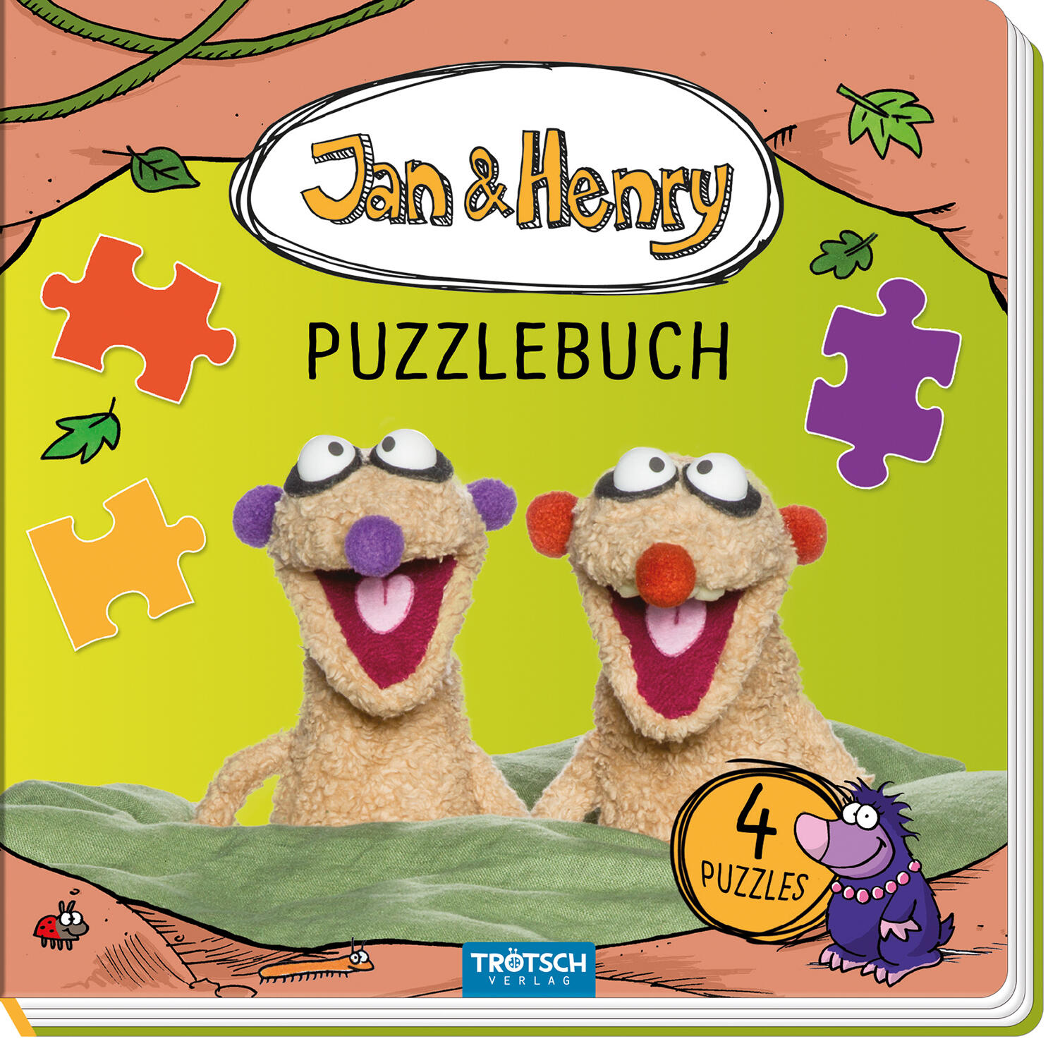 Trötsch Verlag - Trötsch Jan und Henry Puzzlebuch mit 4 Puzzle Trötsch Verlag - Trötsch Jan und Henry Puzzlebuch mit 4 Puzzle