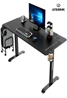 ULTRADESK MOMENTUM BLACK - gaming desk 152x70 cm Gaming