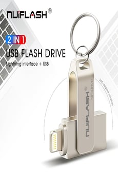 USB Flash Drive For iPhone/ipad 2 IN 1 Pen Drive Memory Stick 256GB