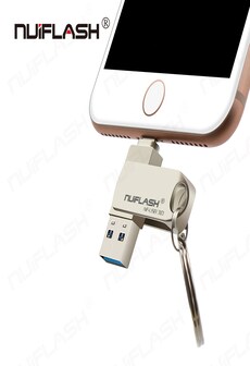 USB Flash Drive For iPhone/ipad 2 IN 1 Pen Drive Memory Stick 64GB