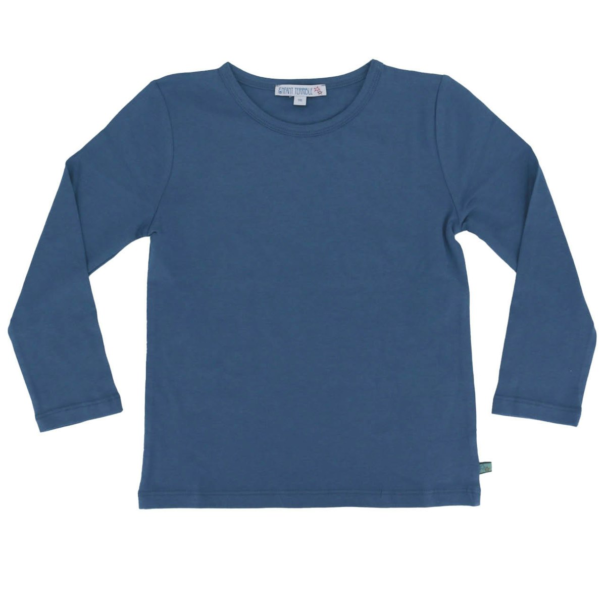 Uni Langarmshirt blau 98 Uni Langarmshirt blau 98