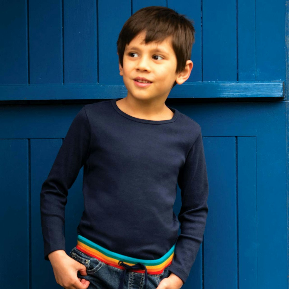 Uni Langarmshirt in navy 86/92 Uni Langarmshirt in navy 86/92