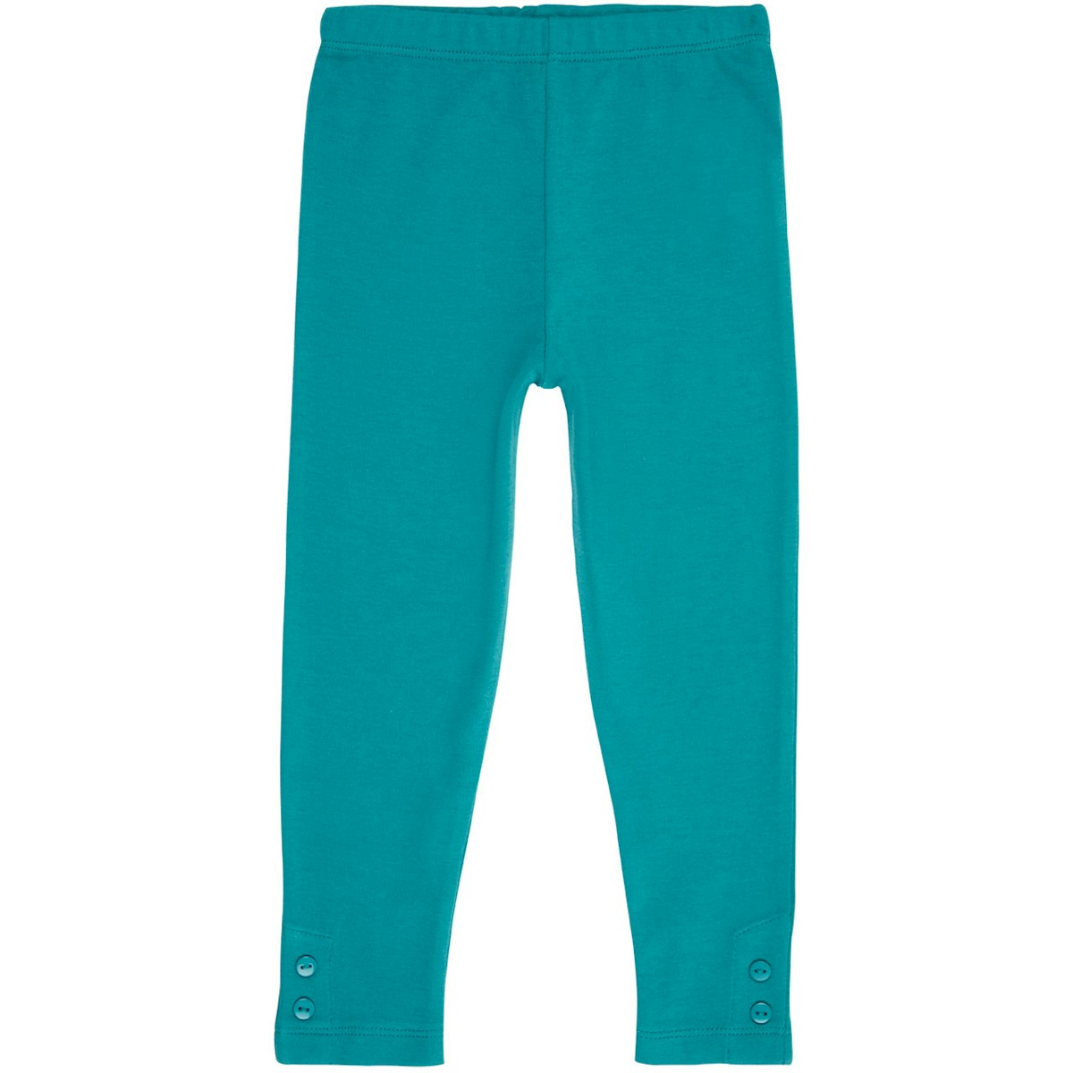 Uni Leggings 2 Knöpfen Beinabschluss petrol 74 Uni Leggings 2 Knöpfen Beinabschluss petrol 74