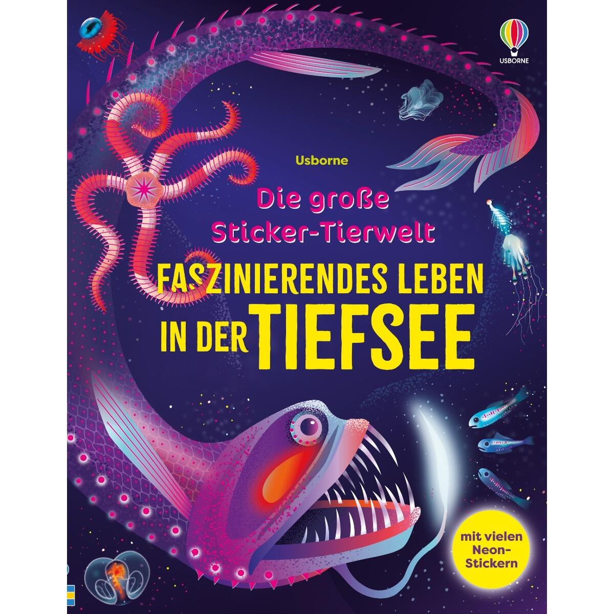 Usborne Verlag - Der große Sticker-Tiere Tiefsee Usborne Verlag - Der große Sticker-Tiere Tiefsee
