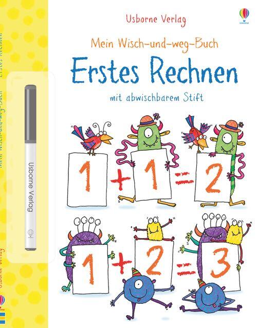 Usborne Verlag - Lernheft Wisch und Weg Erstes Rechnen Usborne Verlag - Lernheft Wisch und Weg Erstes Rechnen