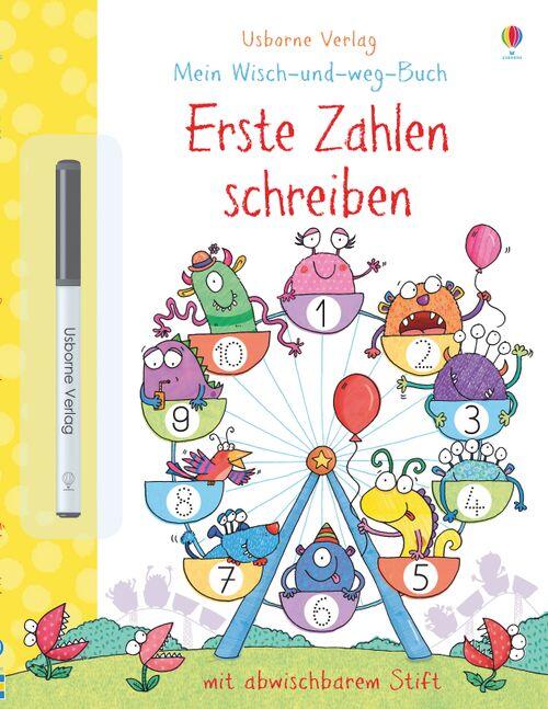 Usborne Verlag - Lernheft Wisch und weg Erste Zahlen schreiben Usborne Verlag - Lernheft Wisch und weg Erste Zahlen schreiben