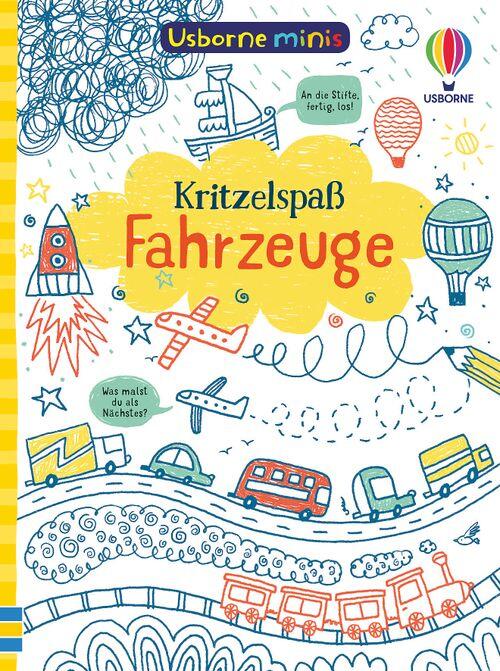 Usborne Verlag - Malbuch Mini Kritzelspaß Fahrzeuge Usborne Verlag - Malbuch Mini Kritzelspaß Fahrzeuge