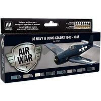 VALLEJO 771157 Farbset, USA Flugzeuge WWII, 8x17 ml von VALLEJO