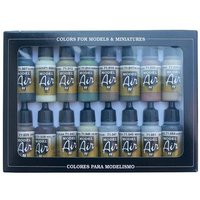 VALLEJO 771180 Farbset, Alliierte Farben, WWII, 16x17 ml von VALLEJO