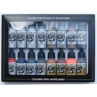 VALLEJO 771181 Farb-Set, Metalleffekte, 16 x 17 ml von VALLEJO