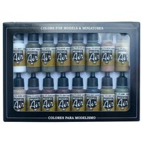 VALLEJO 771190 Farbset, Deutsche Farben WWII, 16x17 ml von VALLEJO