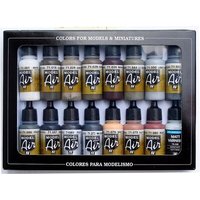 VALLEJO 771194 Farb-Set, Alterungs-Set, 16 x 17 ml von VALLEJO