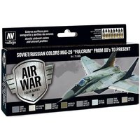 VALLEJO 771605 Farb-Set, MiG-29 Fulcrum, 8 x 17 ml von VALLEJO