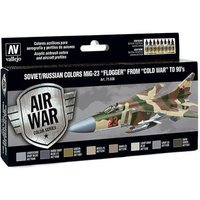 VALLEJO 771606 Farb-Set, MiG-23 Flogger, 8 x 17 ml von VALLEJO