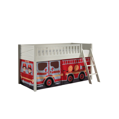 VIPACK Spielbett SCOTT Fire Rescue weiß