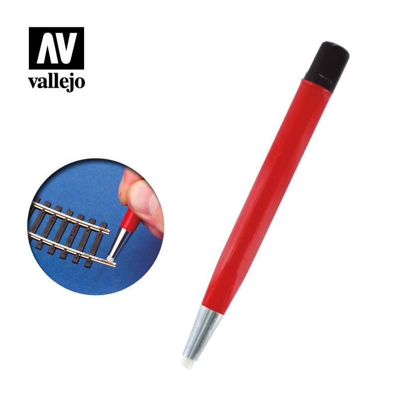 Vallejo Glass Fiber Brush 4 mm T15001 Glasfaser Radierer Schleifen Polieren