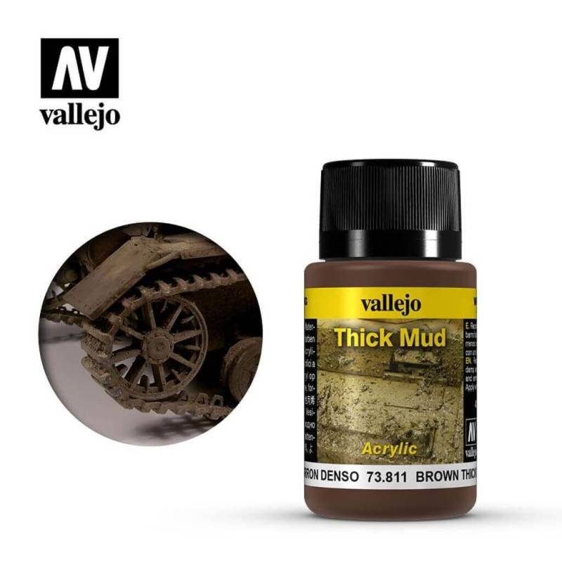 Vallejo Weathering Effects Thick Mud Brown