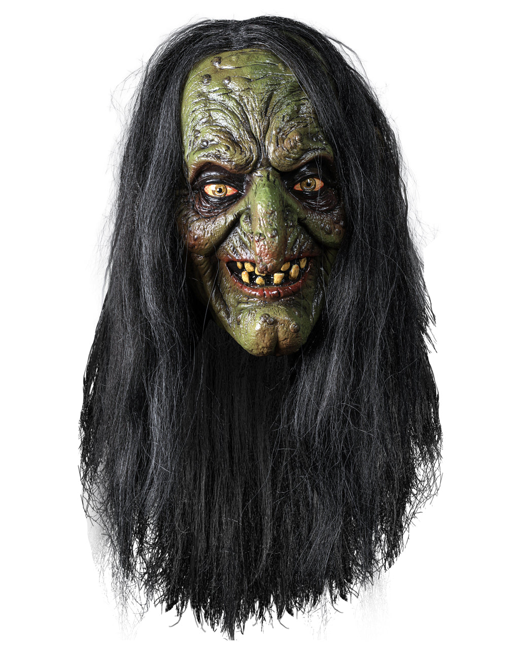 Venefica Sumpf Hexenmaske mit Haaren Venefica Sumpf Hexenmaske mit Haaren
