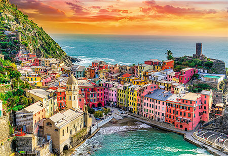 Vernazza in Ligurien