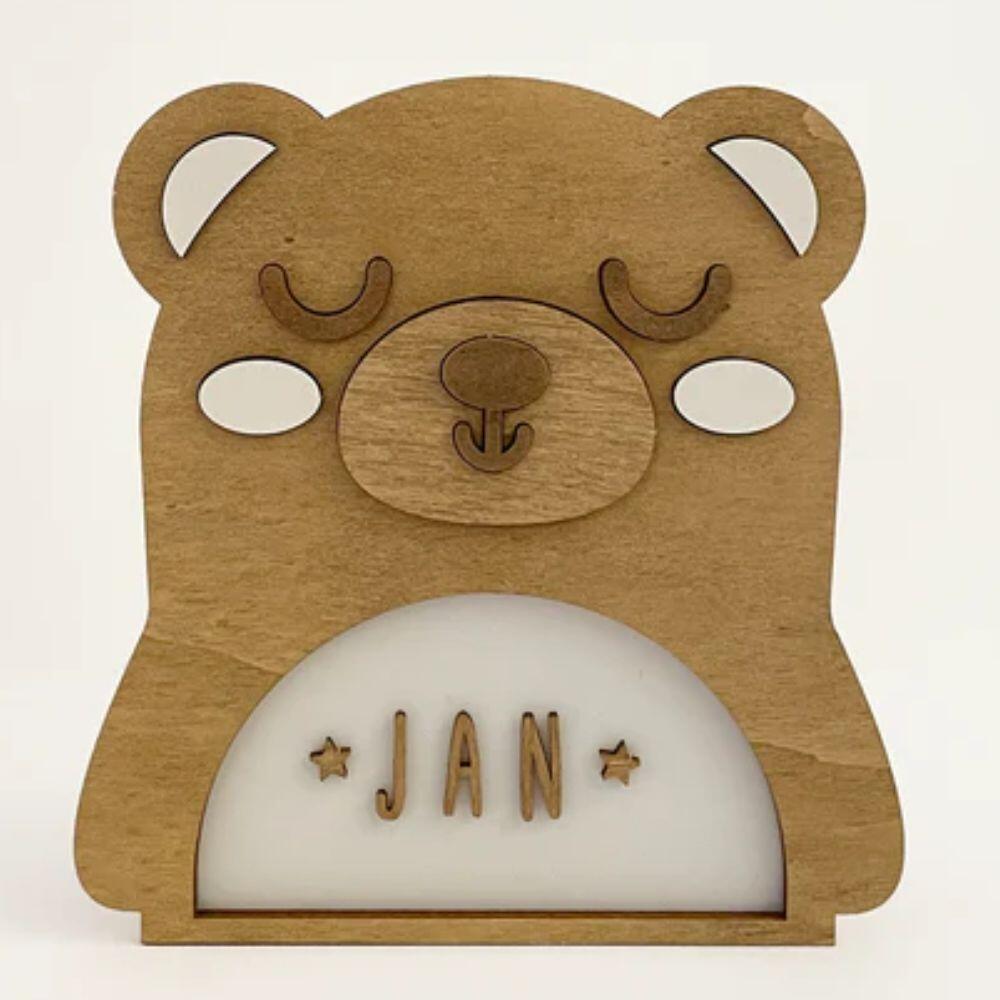 Vintiun - Vintiun Personalisierbares Nachtlicht Bär Vintiun - Vintiun Personalisierbares Nachtlicht Bär
