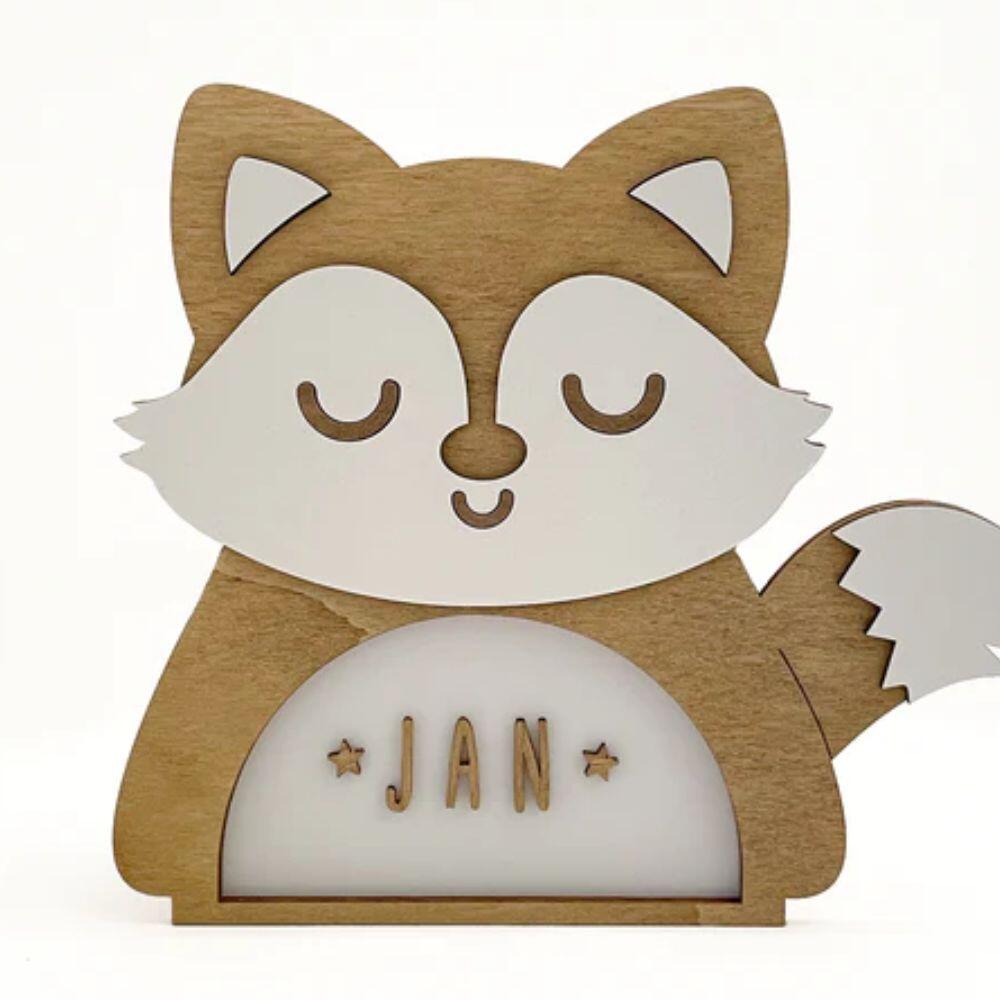 Vintiun - Vintiun Personalisierbares Nachtlicht Fuchs Vintiun - Vintiun Personalisierbares Nachtlicht Fuchs