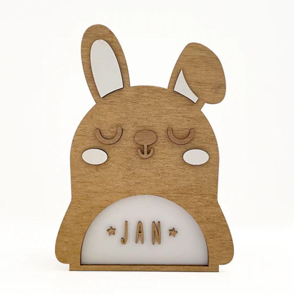 Vintiun - Vintiun Personalisierbares Nachtlicht Hase Vintiun - Vintiun Personalisierbares Nachtlicht Hase