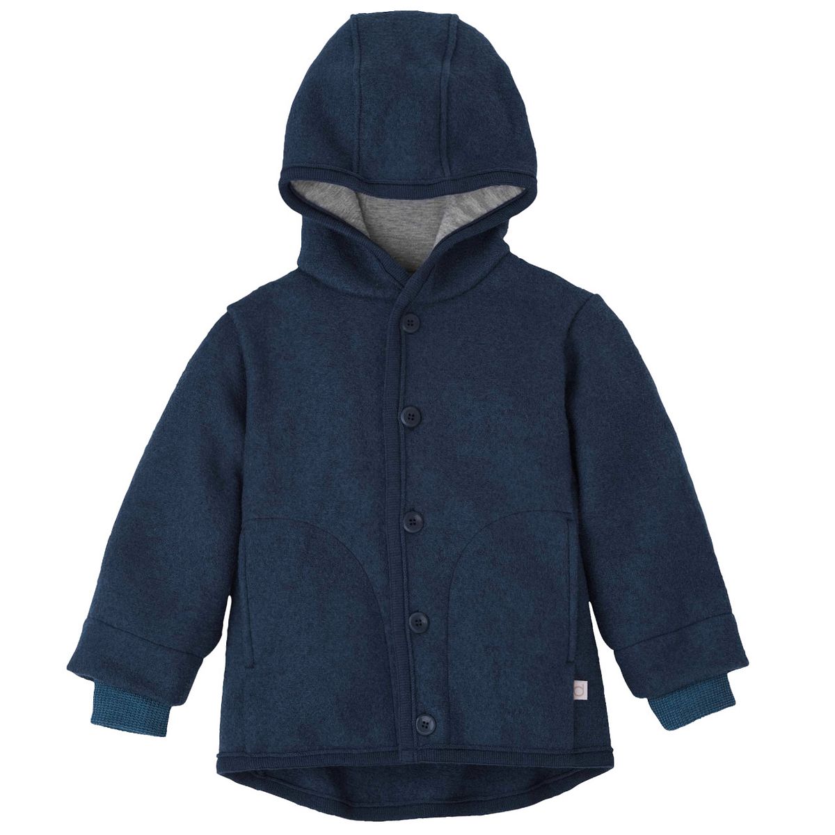 Walk Jacke mit Knopfleiste indigo 134/140 Walk Jacke mit Knopfleiste indigo 134/140