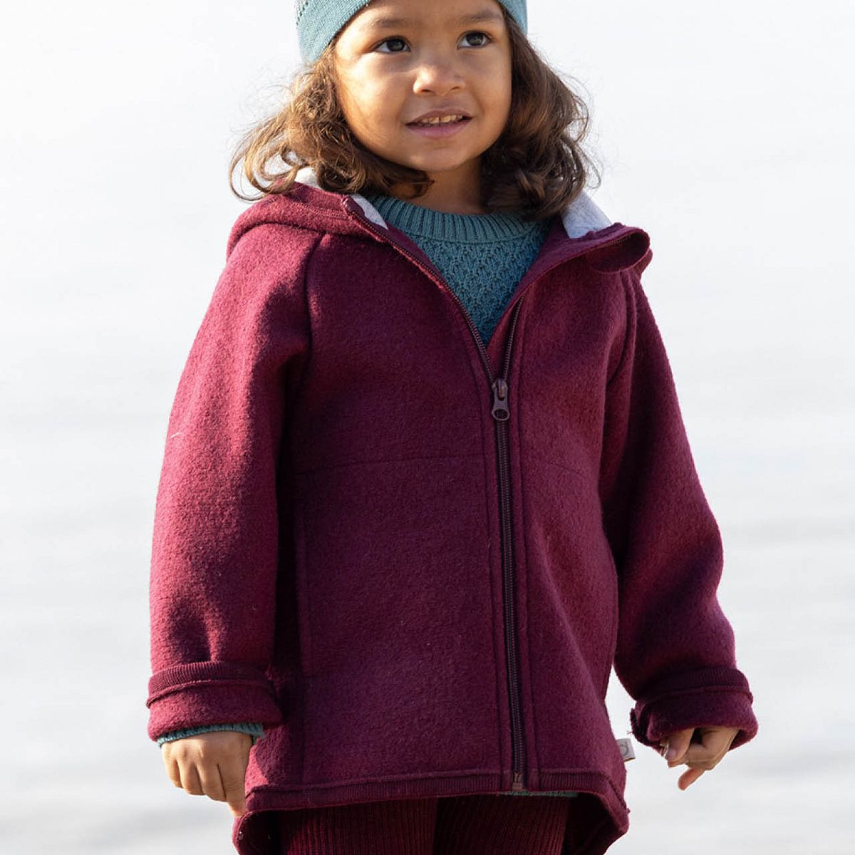 Walkjacke mit Reissverschluss cassis 74/80 Walkjacke mit Reissverschluss cassis 74/80