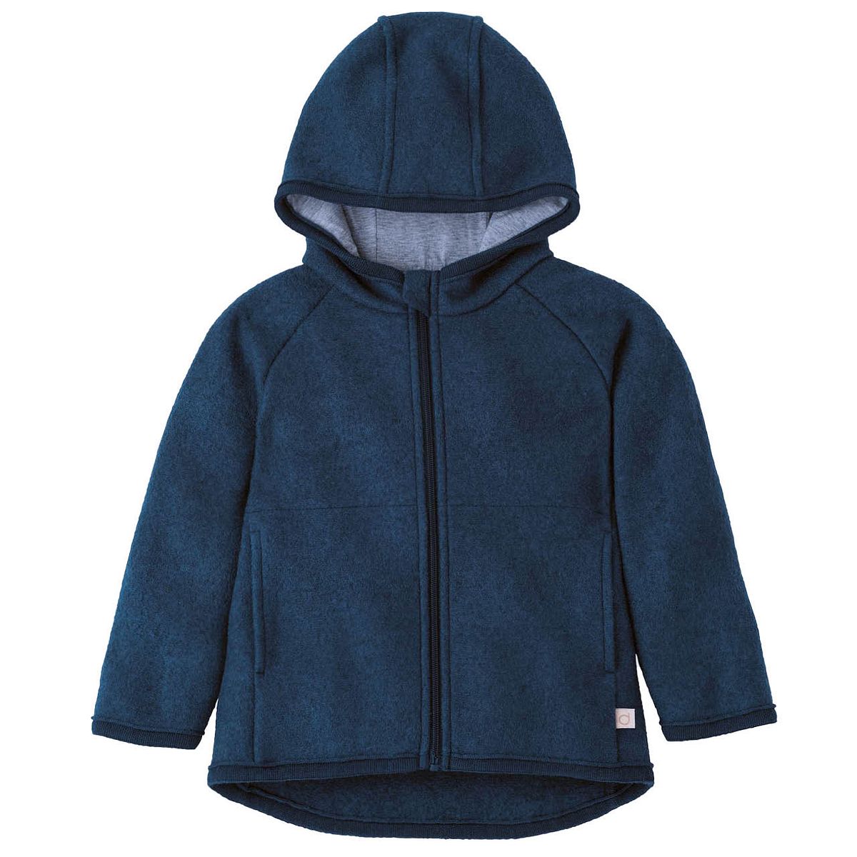 Walkjacke mit Reissverschluss indigoblau 110/116 Walkjacke mit Reissverschluss indigoblau 110/116