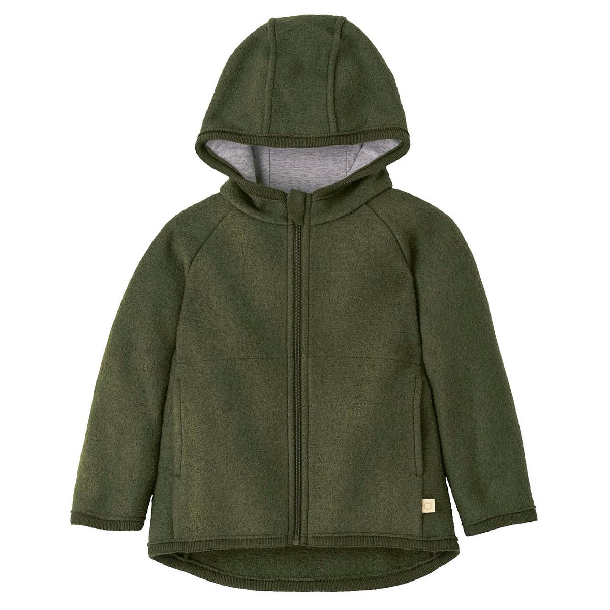Walkjacke mit Reissverschluss oliv 110/116 Walkjacke mit Reissverschluss oliv 110/116