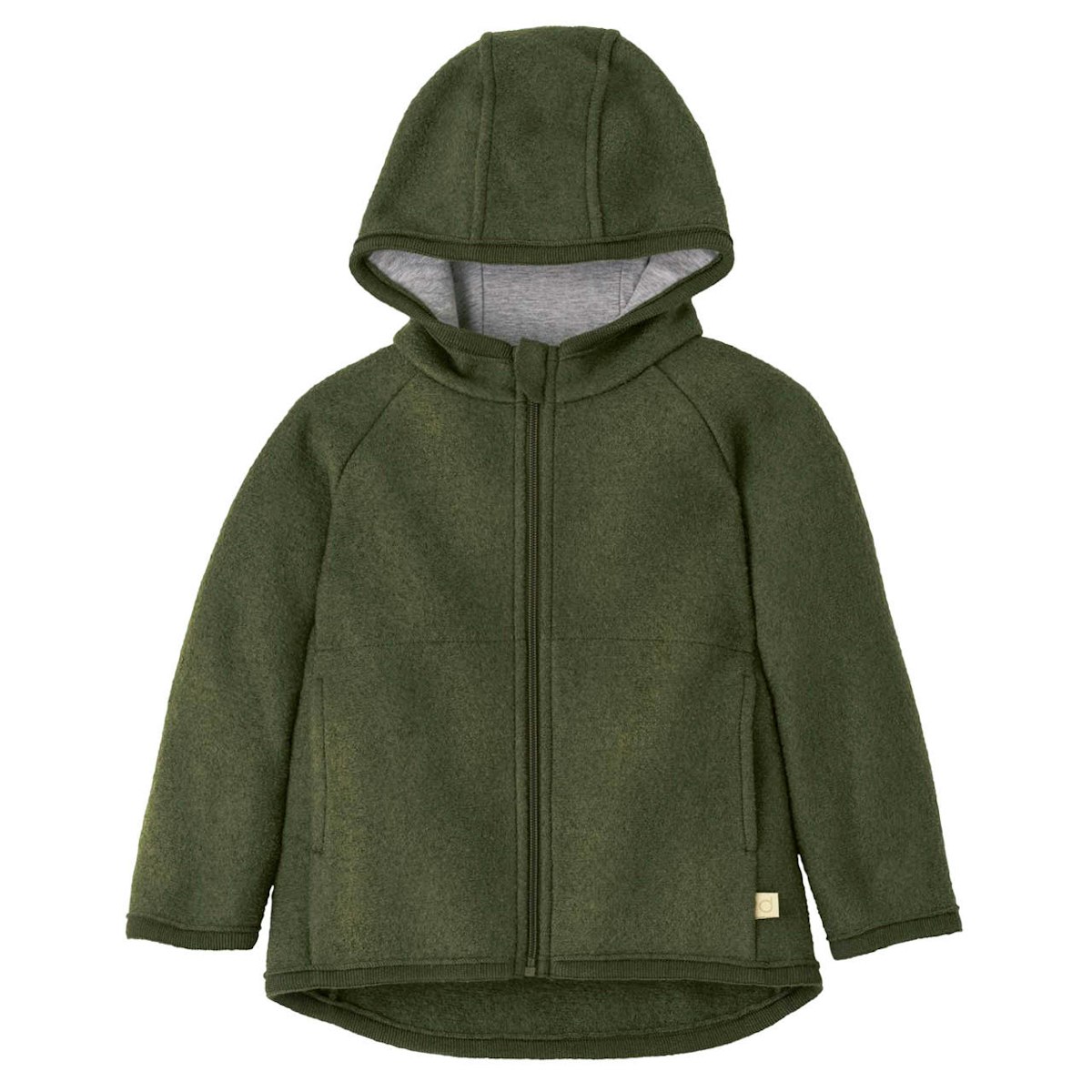 Walkjacke mit Reissverschluss oliv 86/92 Walkjacke mit Reissverschluss oliv 86/92