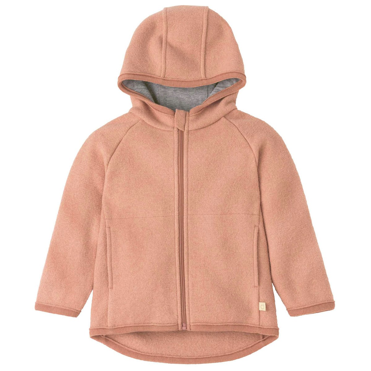 Walkjacke mit Reissverschluss rosa 86/92 Walkjacke mit Reissverschluss rosa 86/92