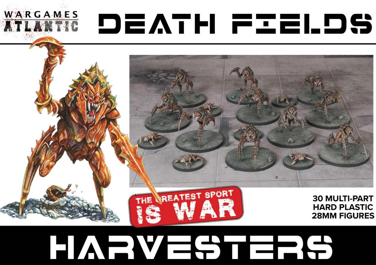 Wargames Atlantic Death Fields Harvesters Alien Bugs 28mm Käfer Ausserirdische