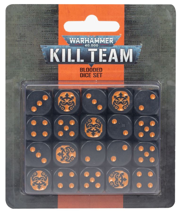 Warhammer 40.000 Kill Team Blooded Dice Set 20 Chaos Würfel Cult Games Workshop