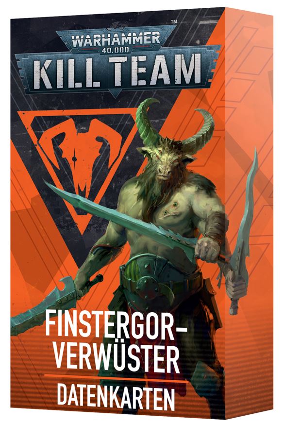 Warhammer 40.000 Kill Team Fellgor Ravagers Datenkarten DE GW Beastmen Cards