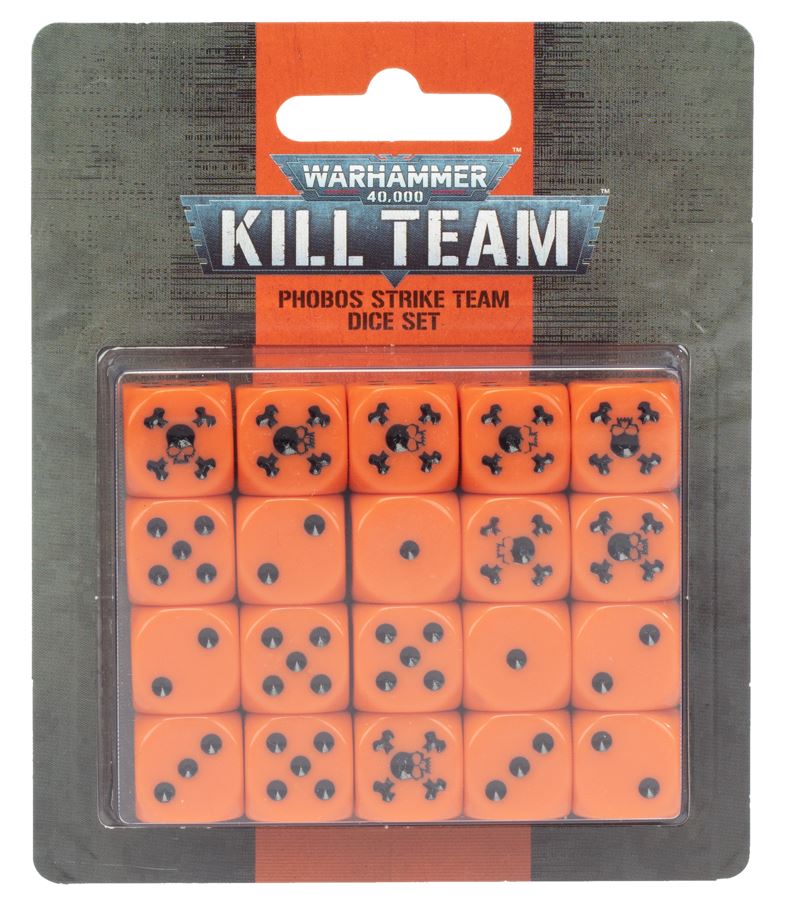 Warhammer 40.000 Kill Team Phobos Strike Team Dice Set 20 Space Marines Würfel