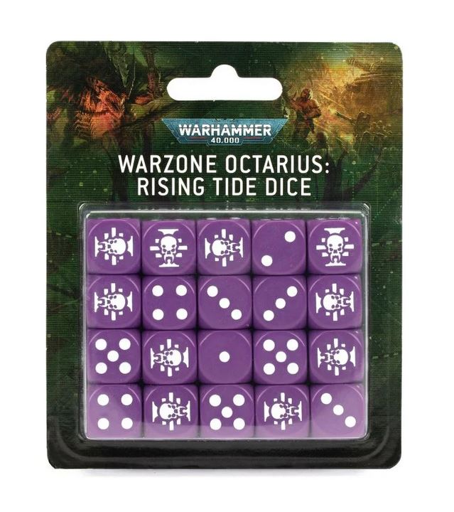 Warhammer 40.000 Warzone Octarius Rising Tide Dice Set 20 Games Workshop Würfel