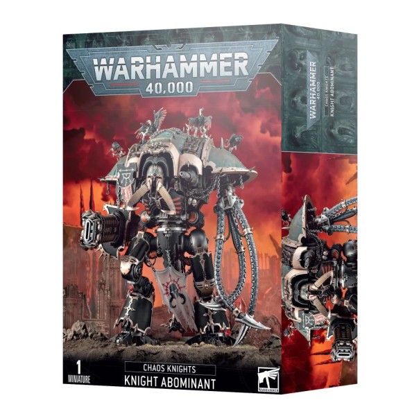 Warhammer 40K Chaos Knights: Knight Abominant