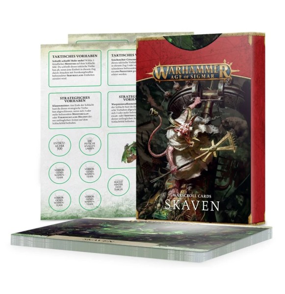 Warhammer AOS: Warscroll Cards Skaven DE