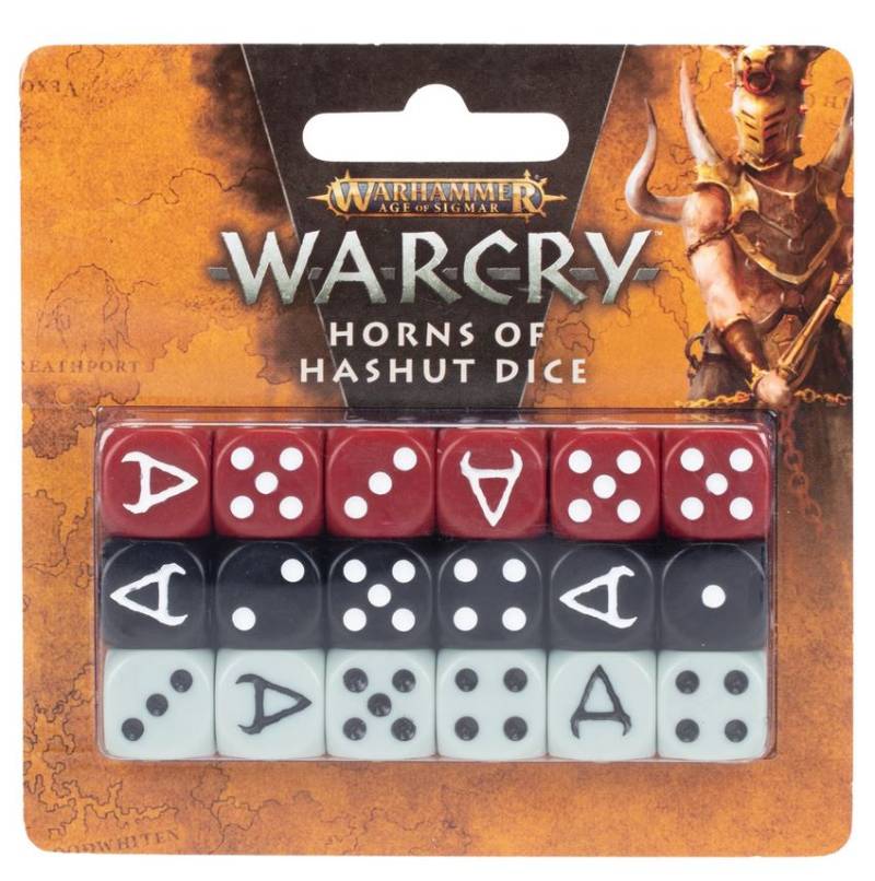 Warhammer Age of Sigmar Warcry Horns of Hashut Dice Set GW Würfel Dices